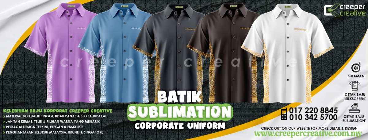 Baju Korporat Batik Viral